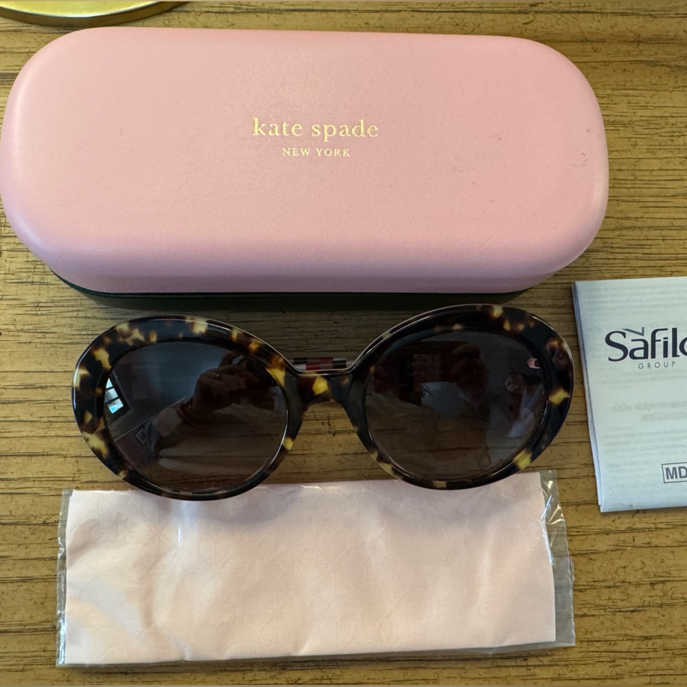 Kate Spade | Leopard Round Sunglasses Hello Sunshine/color Havana 54 mm